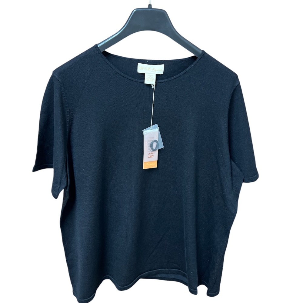 NWT Parisian Signature Black Sweater